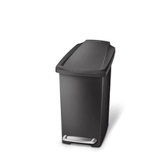 10 litre, slim pedal bin