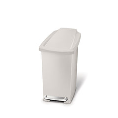 10 litre, slim pedal bin